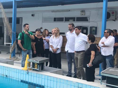 Λευτέρης Αυγενάκης: Επίσκεψη σε στάδιο, κολυμβητήριο και κλειστό του Λίντο-Τι ειπώθηκε
