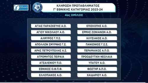 &Mu;&epsilon;&gamma;ά&lambda;&alpha; &omicron;&nu;ό&mu;&alpha;&tau;&alpha; &sigma;&tau;&eta; &Gamma;' &Epsilon;&theta;&nu;&iota;&kappa;ή