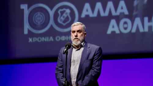 &Eta; "&Pi;&alpha;&tau;&rho;ί&sigmaf;" &tau;&omicron;&upsilon; &Eta;&rho;&alpha;&kappa;&lambda;&epsilon;ί&omicron;&upsilon; &theta;&alpha; &tau;&iota;&mu;ή&sigma;&epsilon;&iota; &tau;&omicron;&nu; &Gamma;&iota;ά&nu;&nu;&eta; &Delta;&alpha;&nu;&delta;ά&lambda;&eta;, &sigma;&tau;&eta;&nu; &epsilon;&kappa;&delta;ή&lambda;&omega;&sigma;&eta; &gamma;&iota;&alpha; &tau;&alpha; 80 &chi;&rho;ό&nu;&iota;&alpha; &tau;&eta;&sigmaf; &iota;&sigma;&tau;&omicron;&rho;&iota;&kappa;ή&sigmaf; &epsilon;&phi;&eta;&mu;&epsilon;&rho;ί&delta;&alpha;&sigmaf;