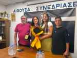 &Sigma;&tau;&eta;&nu; &Alpha;&mu;&epsilon;&rho;&iota;&kappa;ή &mu;&epsilon; &upsilon;&pi;&omicron;&tau;&rho;&omicron;&phi;ί&alpha; &eta; &Epsilon;ύ&eta; &Pi;&rho;&iota;&nu;&iota;&omega;&tau;ά&kappa;&eta;-&Tau;&omicron; &epsilon;&upsilon;&chi;&alpha;&rho;&iota;&sigma;&tau;ώ &sigma;&tau;&omicron;&nu; &Gamma;&iota;ά&nu;&nu;&eta; &Delta;&alpha;&nu;&delta;ά&lambda;&eta; (VIDEO)
