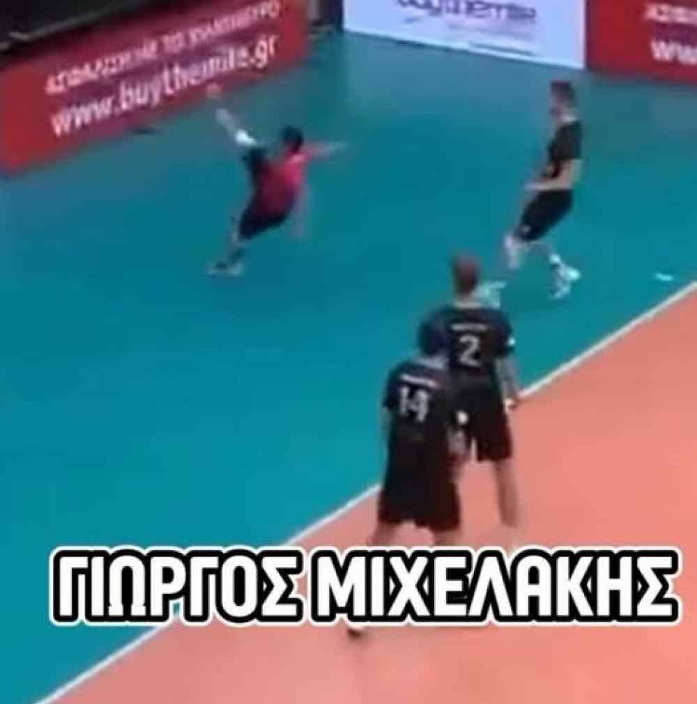 &Alpha;&pi;&omicron;&lambda;&alpha;&upsilon;&sigma;&tau;&iota;&kappa;ό&sigmaf; &omicron; &lambda;ί&mu;&pi;&epsilon;&rho;&omicron; &Gamma;&iota;ώ&rho;&gamma;&omicron;&sigmaf; &Mu;&iota;&chi;&epsilon;&lambda;ά&kappa;&eta;&sigmaf; &gamma;&iota;&alpha; &tau;&eta;&nu; ά&mu;&upsilon;&nu;&alpha; &tau;&eta;&sigmaf; &chi;&rho;&omicron;&nu;&iota;ά&sigmaf; &mu;&epsilon; &tau;&omicron; ...&alpha;&nu;ά&pi;&omicron;&delta;&omicron; &psi;&alpha;&lambda;ί&delta;&iota;: "&Pi;&alpha;ί&zeta;&omega; &delta;&epsilon;&kappa;ά&rho;&iota;, &alpha;&nu; &mu;&epsilon; &theta;έ&lambda;&epsilon;&iota; &omicron; &pi;&omicron;&delta;&omicron;&sigma;&phi;&alpha;&iota;&rho;&iota;&kappa;ό&sigmaf; &Omicron;&Phi;&Eta;"