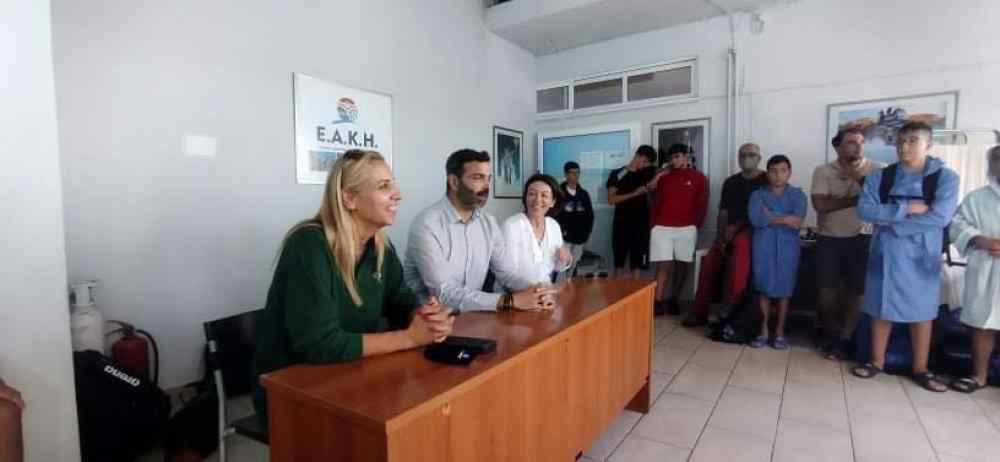 &Epsilon;&nu;&alpha;&sigmaf; &Omicron;&lambda;&upsilon;&mu;&pi;&iota;&omicron;&nu;ί&kappa;&eta;&sigmaf; &sigma;&tau;&omicron; &kappa;&omicron;&lambda;&upsilon;&mu;&beta;&eta;&tau;ή&rho;&iota;&omicron; &Eta;&rho;&alpha;&kappa;&lambda;&epsilon;ί&omicron;&upsilon;